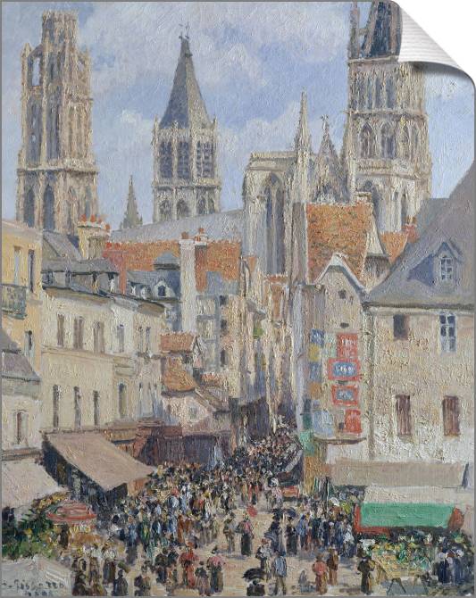 Paintings on canvas A series of town Camille Pissarro _2