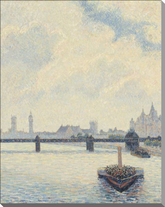 Картины на пластике, пеноркартоне A series of town Camille Pissarro _4