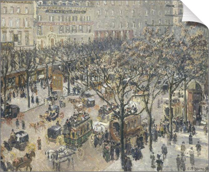 Paintings on canvas A series of town Camille Pissarro _5
