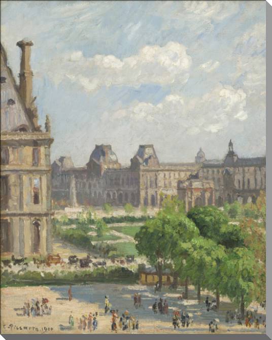 Картины на пластике, пеноркартоне A series of town Camille Pissarro _6