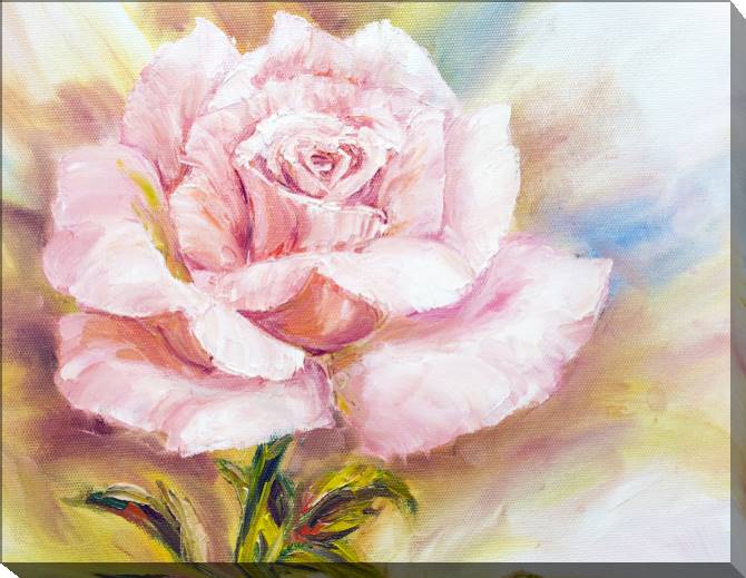 Paintings on canvas A series of delicate roses живопись_1
