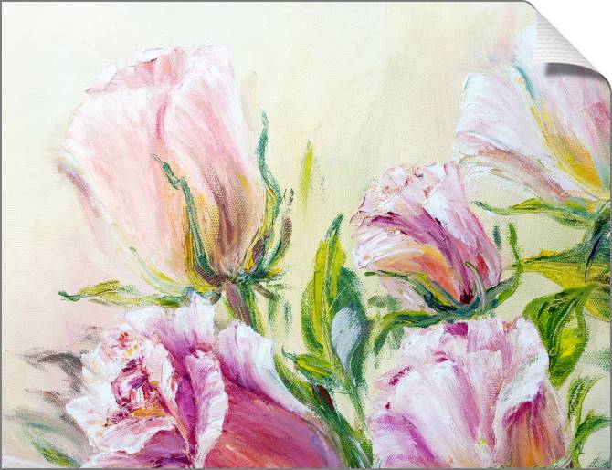 Paintings on canvas A series of delicate roses живопись_2