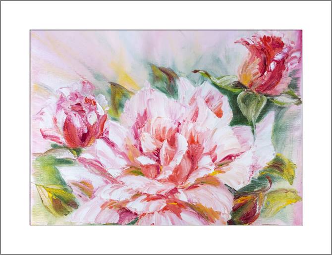 Купить и печать на заказ Картины Бутоны роз