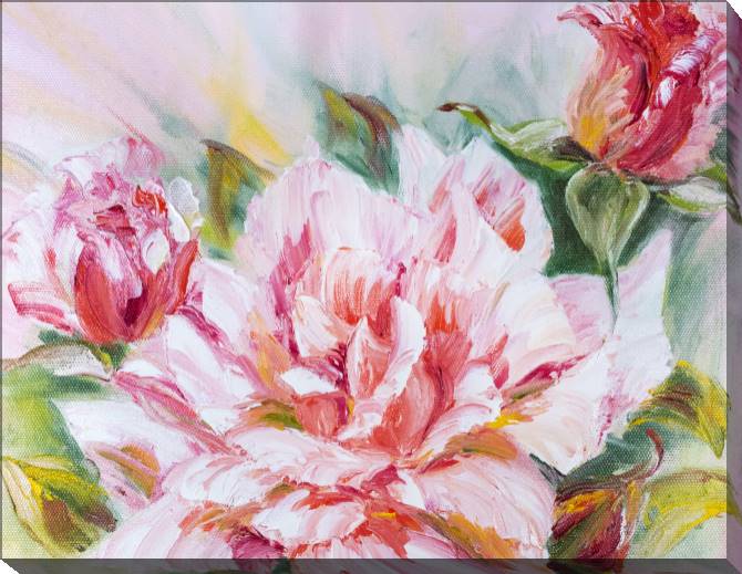 Paintings on canvas A series of delicate roses живопись_4