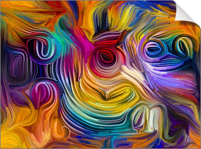 Купить и печать на заказ Картины на холсте Акварельные разводы