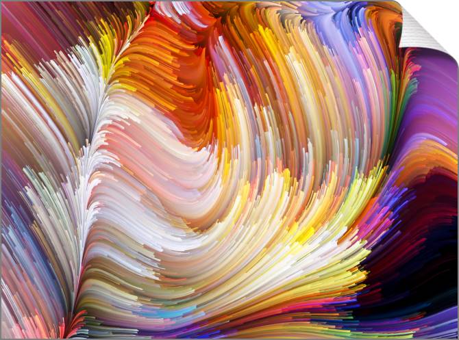 Купить и печать на заказ Картины на холсте Многослойные цвета