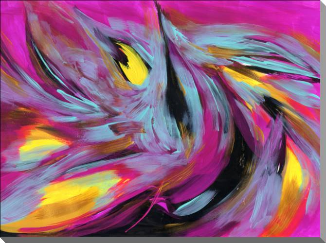 Картины на пластике, пеноркартоне A series of dynamic цвет_5