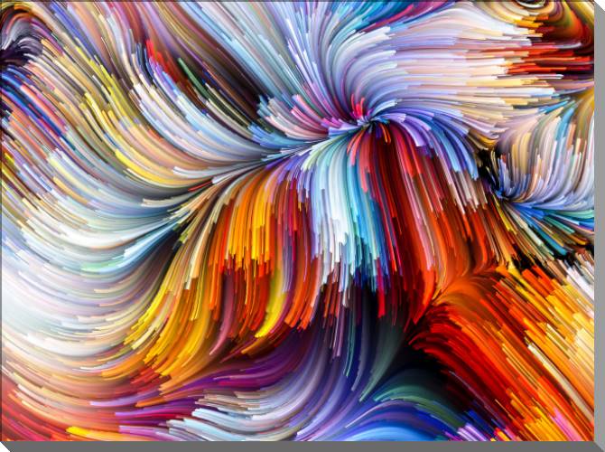 Картины на пластике, пеноркартоне A series of dynamic цвет_6