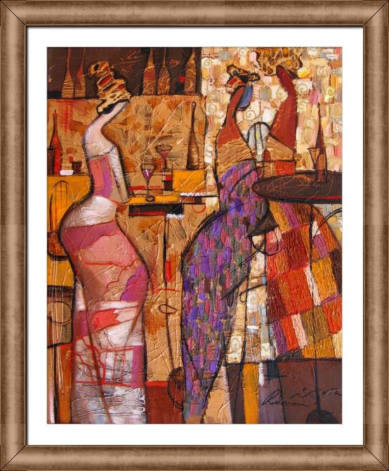 Купить и печать на заказ Картины в рамке, багете Женский разговор