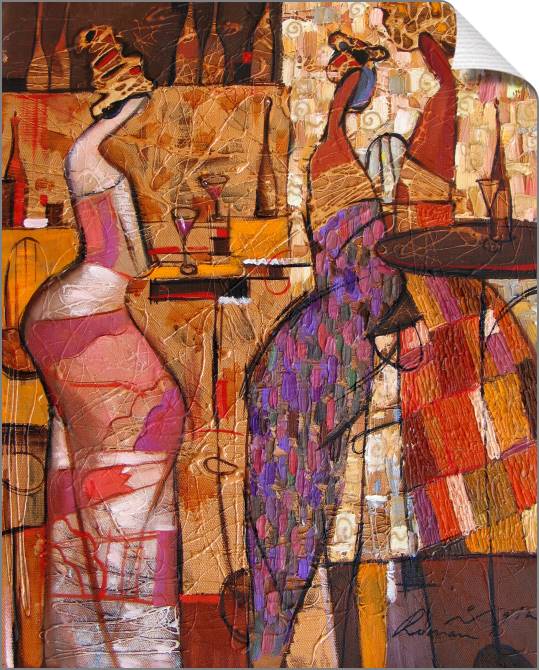 Paintings on canvas Series night cafe (Roman Nogin)_1