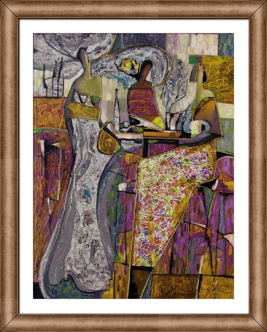 Купить и печать на заказ Картины в рамке, багете В кафе