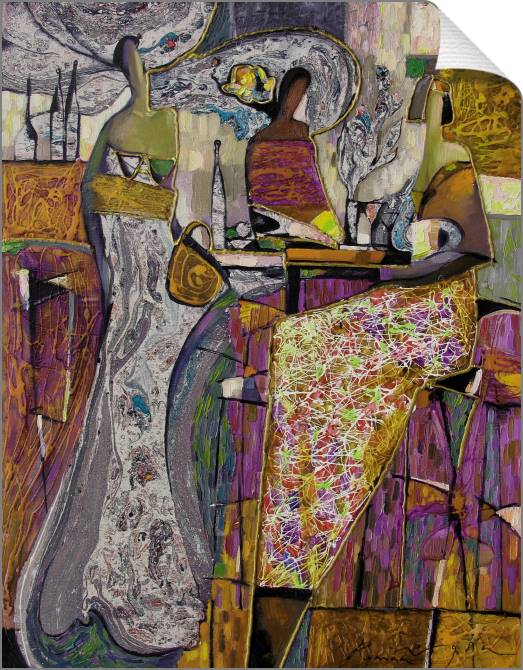 Paintings on canvas Series night cafe (Roman Nogin)_3