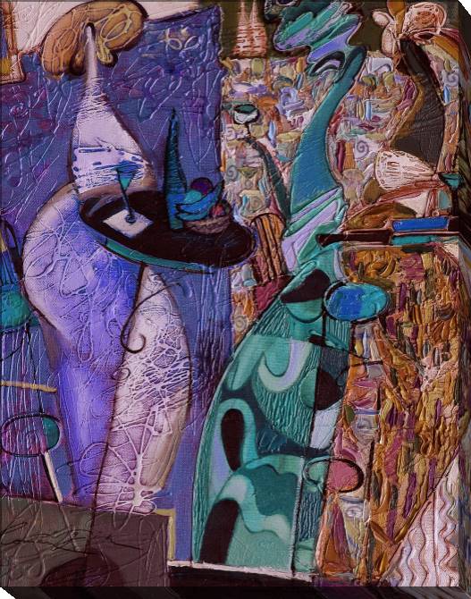 Paintings on canvas Series night cafe (Roman Nogin)_4