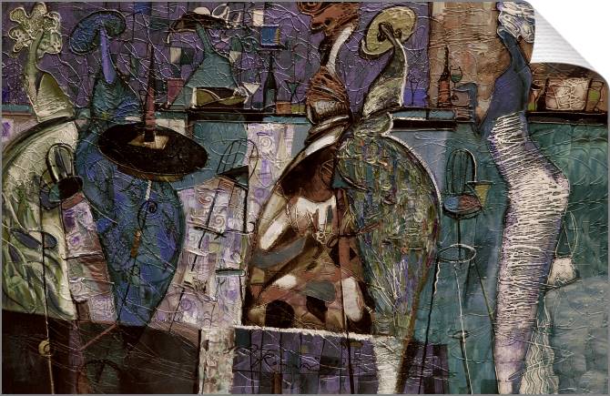 Paintings on canvas Series night cafe (Roman Nogin)_5