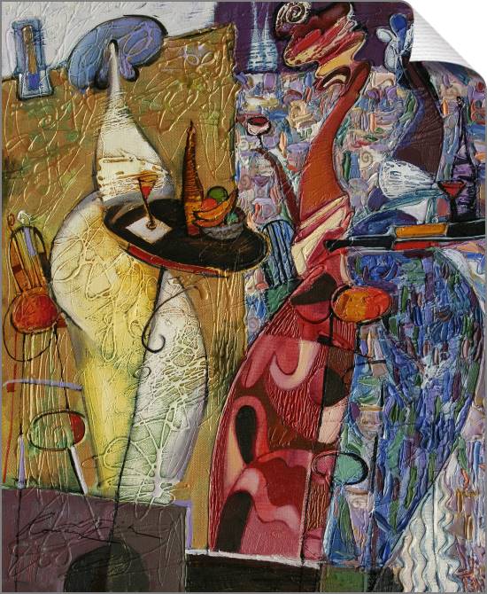 Paintings on canvas Series night cafe (Roman Nogin)_6