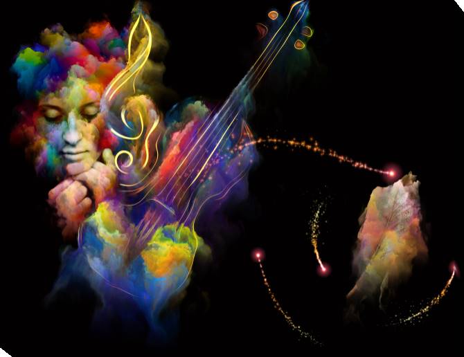 Paintings on canvas Series color music-1