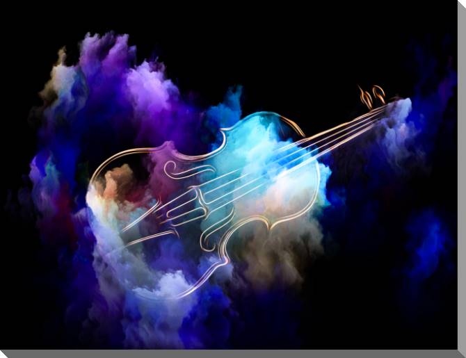 Картины на пластике, пеноркартоне Series color of music 2