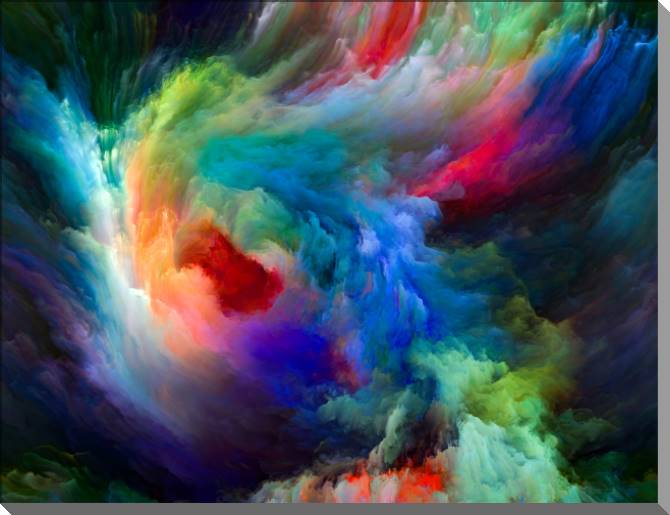 Картины на пластике, пеноркартоне Series color music-4