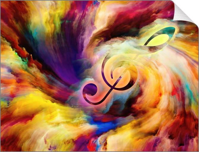 Купить и печать на заказ Картины на холсте Красочный вихрь