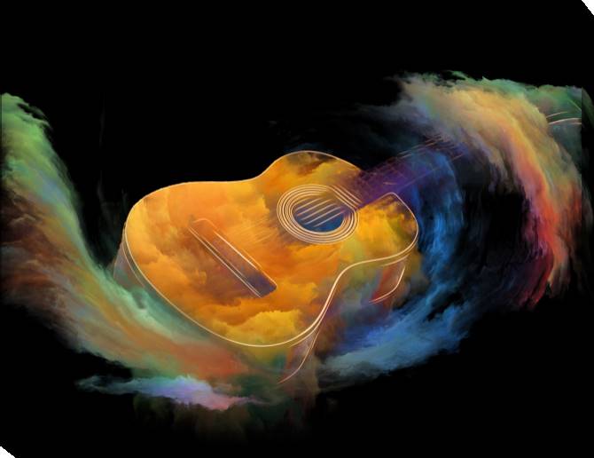 Paintings on canvas Series color of music-7