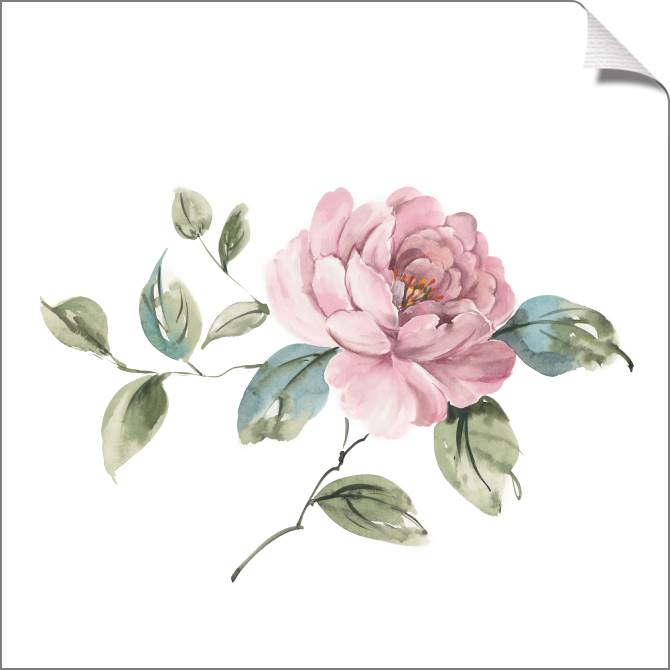 Paintings on canvas A series of delicate watercolor floral стиль_4