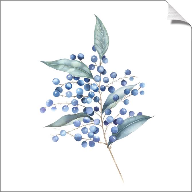 Paintings on canvas A series of delicate watercolor floral стиль_5