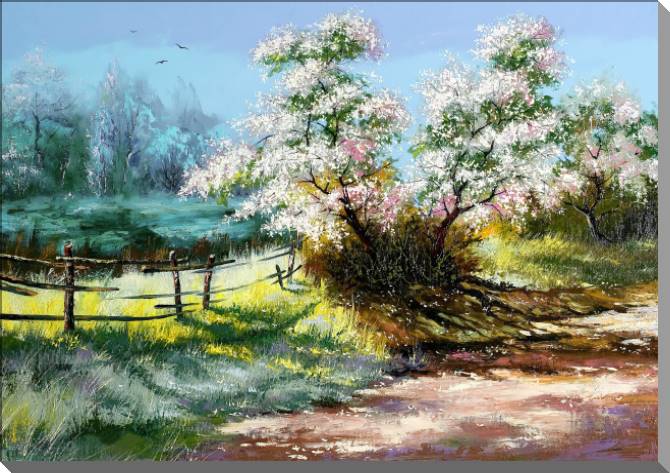 Картины на пластике, пеноркартоне May time