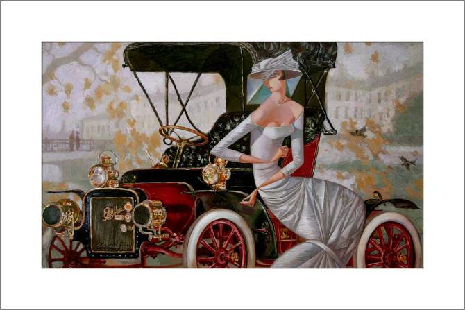 Купить и печать на заказ Картины, фото с паспарту Кормящая птиц