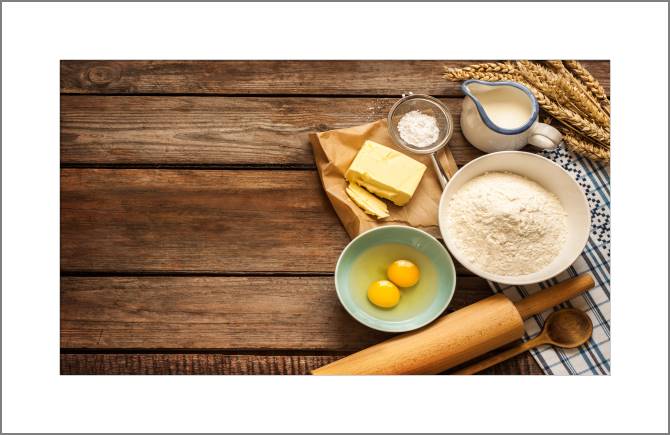 Картины, фото с паспарту Cakes