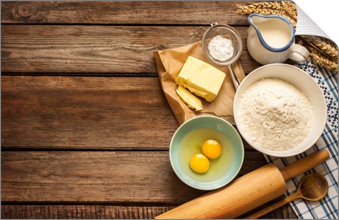 Купить и печать на заказ Картины на холсте Выпечка