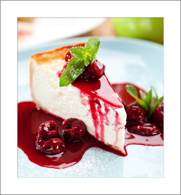 Картины, фото с паспарту Cheesecake