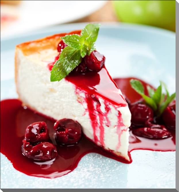 Картины на пластике, пеноркартоне Cheesecake