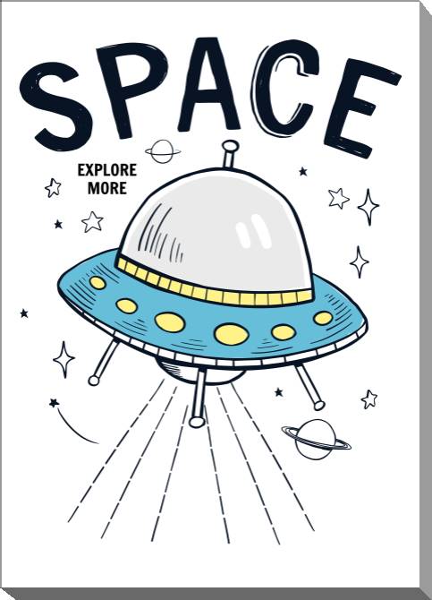 Картины на холсте Flying saucer