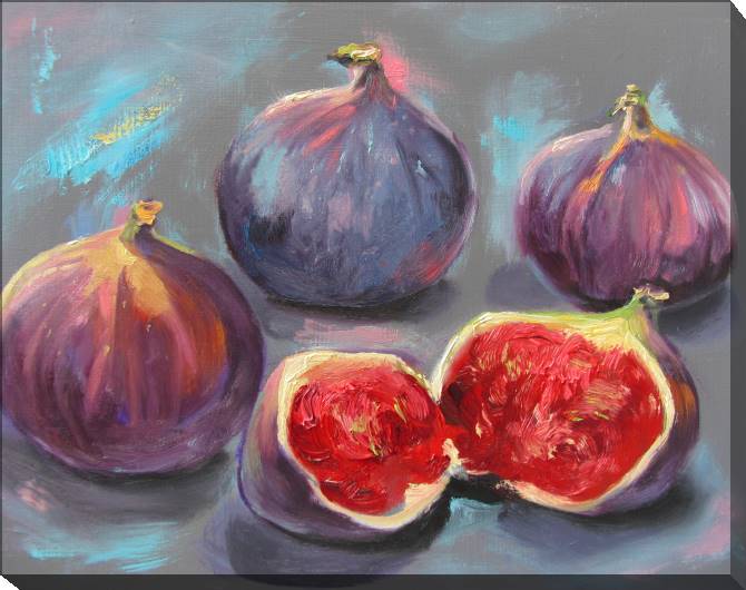 Paintings on canvas Cut figs