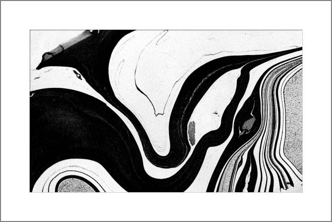 Paintings, photos from Passepartout Black and white stains