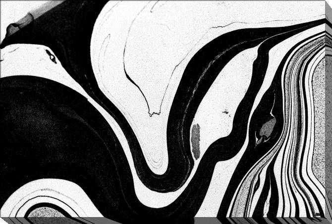Paintings on canvas Black and white stains