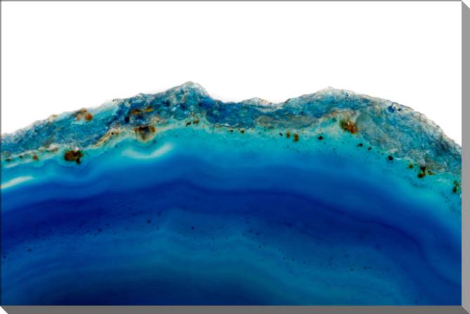 Купить и печать на заказ Картины на пластике, пеноркартоне Голубой агат