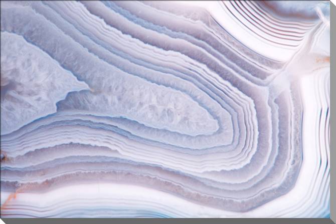 Купить и печать на заказ Картины на пластике, пеноркартоне Концентрические узоры агата