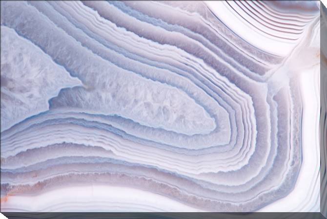 Paintings on canvas Concentric bands of agate