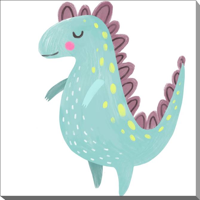 Картины на холсте Dinosaur
