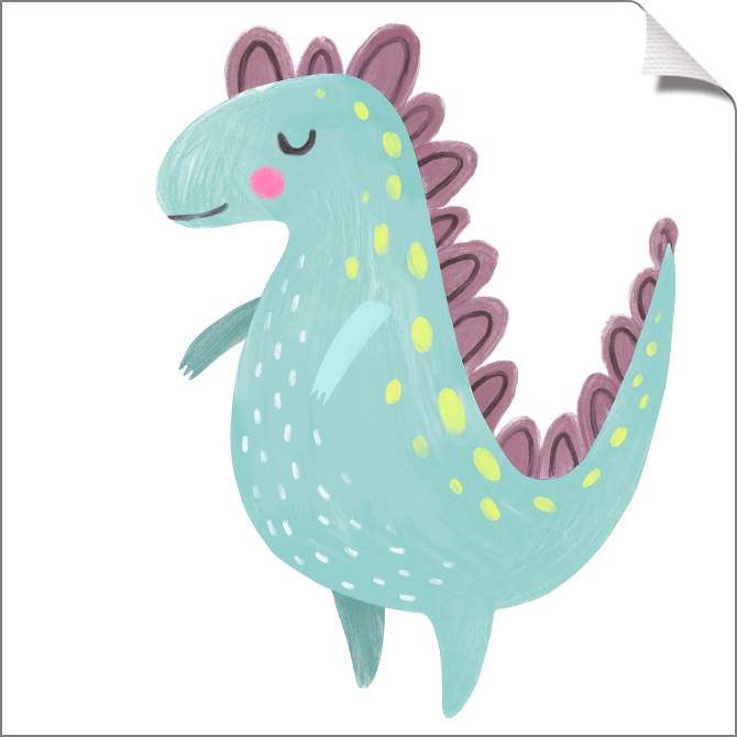 Купить и печать на заказ Картины на холсте Динозаврик