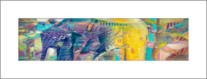 Купить и печать на заказ Картины, фото с паспарту Индийские слоны