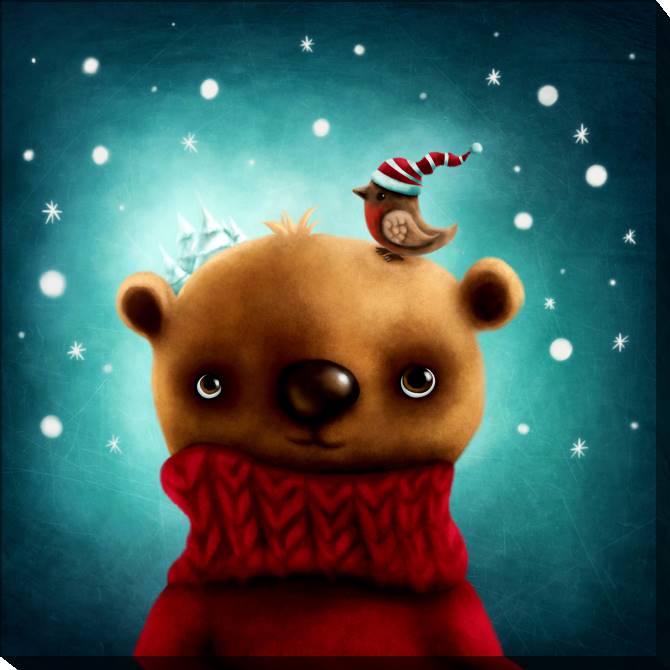 Картины на холсте Cute bear