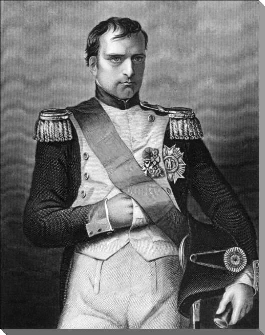 Картины на пластике, пеноркартоне Engraving Napoleon Bonaparte
