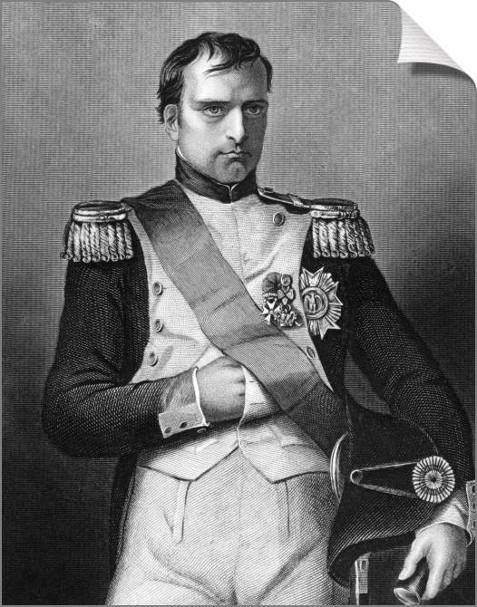 Купить и печать на заказ Картины на холсте Гравюра Наполеон Бонапарт