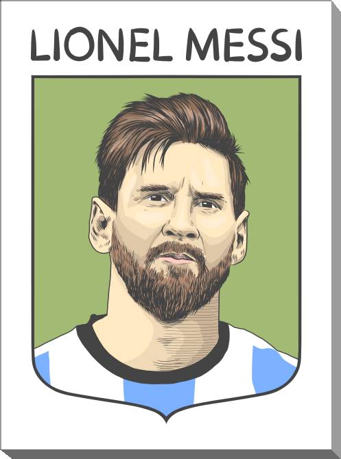 Paintings on canvas Lionel Messi