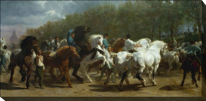 Paintings on canvas The horse fair (Rosa Bonheur)