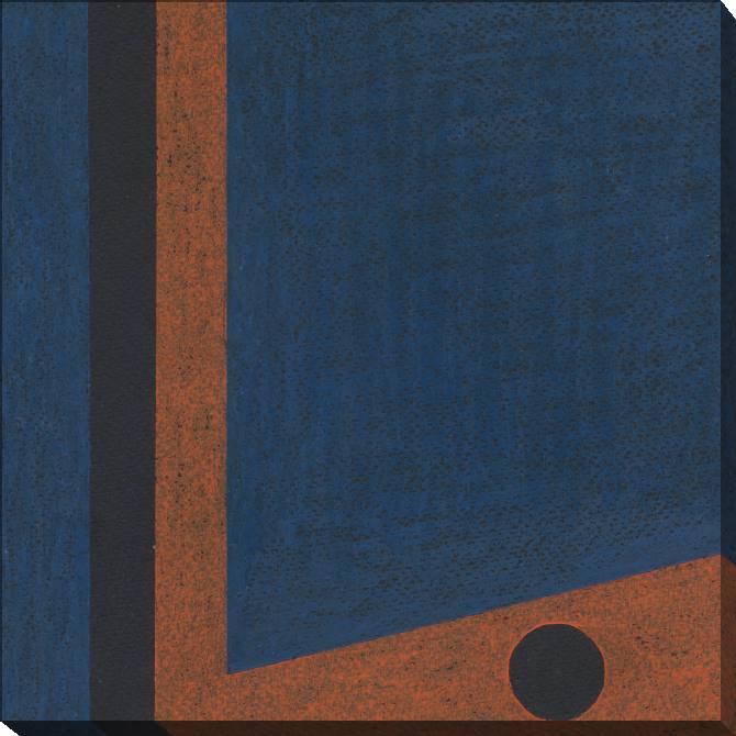 Картины на холсте Abstraction in minimalism blue