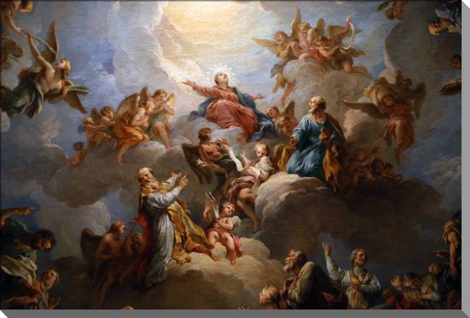 Картины на пластике, пеноркартоне Painting of the Baroque