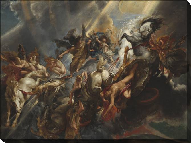 Картины на холсте The fall of Phaeton (Peter Paul Rubens)